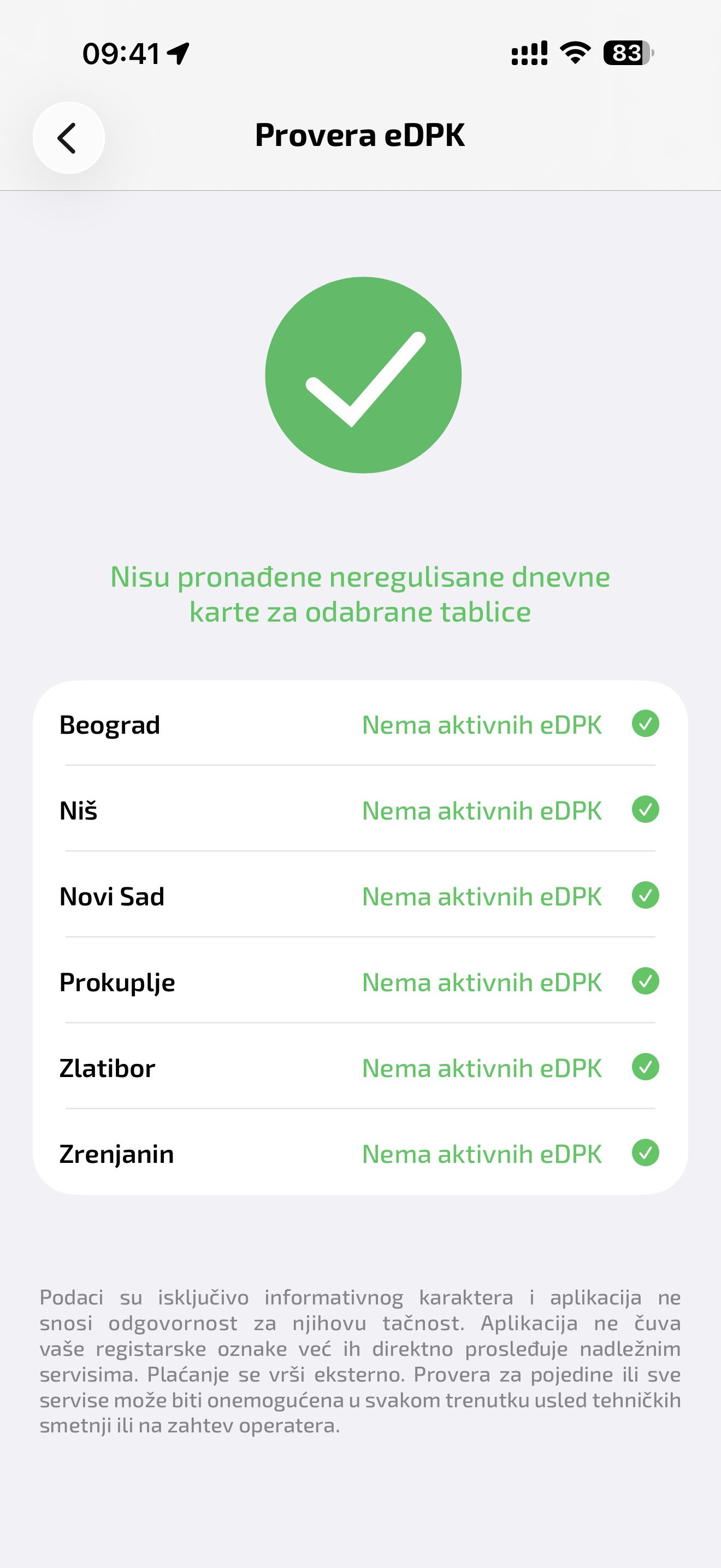 ParkingSerbia provera izdatih naloga za plaćanje